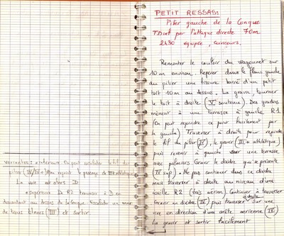 Description pilier G de la conque Description pilier G de la conque