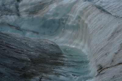 Bédière de la Mer de Glace, secteur des Moulins