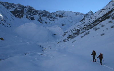 Montée dans le vallon du Merezebach