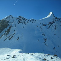 Le sommet ( corne au soleil) depuis Rati