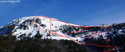 Chamechaude -Face Ouest