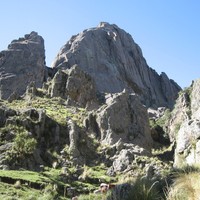 Le Cerro de la Cruz vu du NW