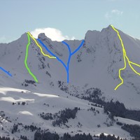Cul d'Ugine-Aiguilles du Mont-Combe a l'avion-Aiguille du Bouchet de Serraval