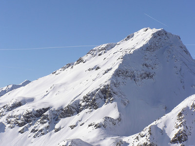 Mont Fallère  vue depuis la pte de Chaligne