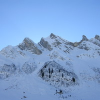 Combe à Marion depuis lae Col des Aravis
