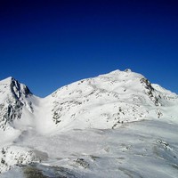 Il massiccio del Combolo visto dal Pizzo Cancano