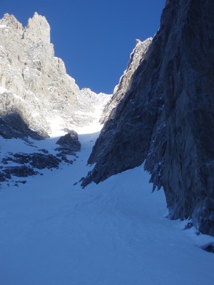 Couloir SW Aiguille Amône Couloir SW Aiguille Amône