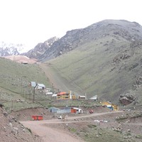 La station de ski de Vallecitos: point de départ pour le Cordon del Plata (Mendoza, Argentine)