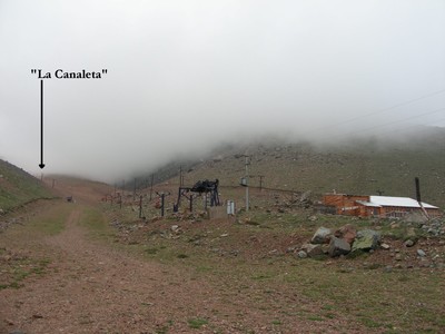 Depuis Vallecitos, on rejoint les morenas coloradas en suivant le télésiège de la "Canaleta"