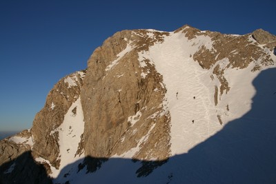 Face NW des Dents Blanches Occidentales