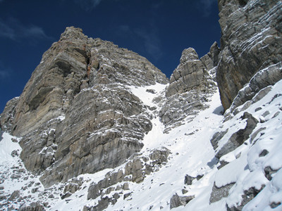 Couloir W de Rochebrune Couloir W de Rochebrune