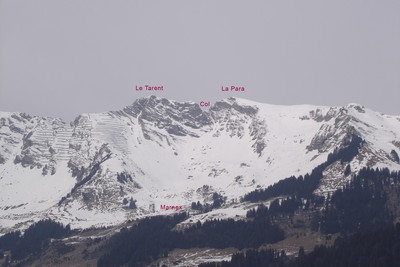 Le Tarent versant Sud Le Tarent versant Sud