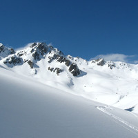 Pic Sud du Merlet, depuis la vallée des Villards