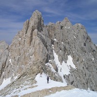 Il Corno Piccolo dalla bocchetta dei due Corni
