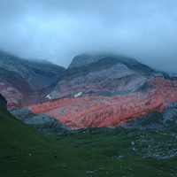 coucher de soleil sur l'Ecuelle
