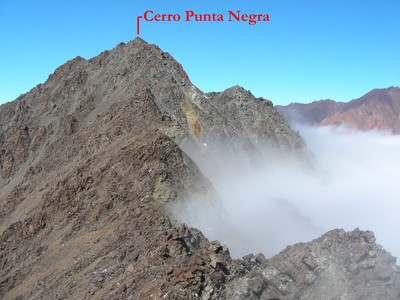 Arête W du Cerro Punta Negra Arête W du Cerro Punta Negra