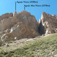 Face SW de la Aguja Nuez et Alta Nuez