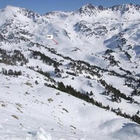 vue globale de la vallée d'Aygues Cluses,  la cabane