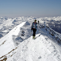 arrivo in vetta al Monte Frerone