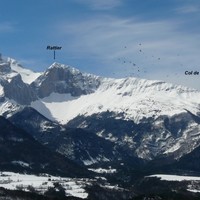 L'arête Rattier en hiver