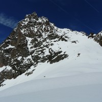 Aiguille du Plat de la Selle (voie normale) et Col de burlan (versant S)