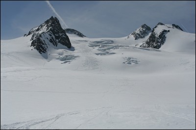 Glacier de Gebroulaz - vue générale Glacier de Gebroulaz - vue générale