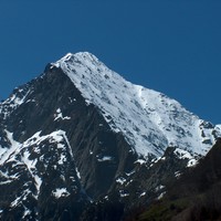 Le Rocher de l'Armet, vu du Col d'Ornon