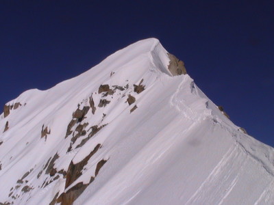 La superbe arete sommitale La superbe arete sommitale