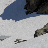 23 mai, encore beaucoup de neige au refuge de la Fare