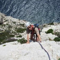 Steph à la sortie, au sommet du bitar