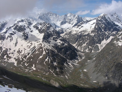 La haute Romanche et Val Fourche le 03 juin 2008 (vue du Roc Noir de Combeynot)