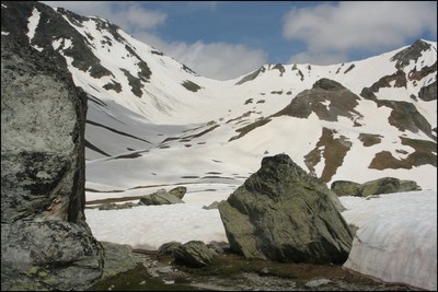 Col de Chavière _vue du Plateau de la Partie