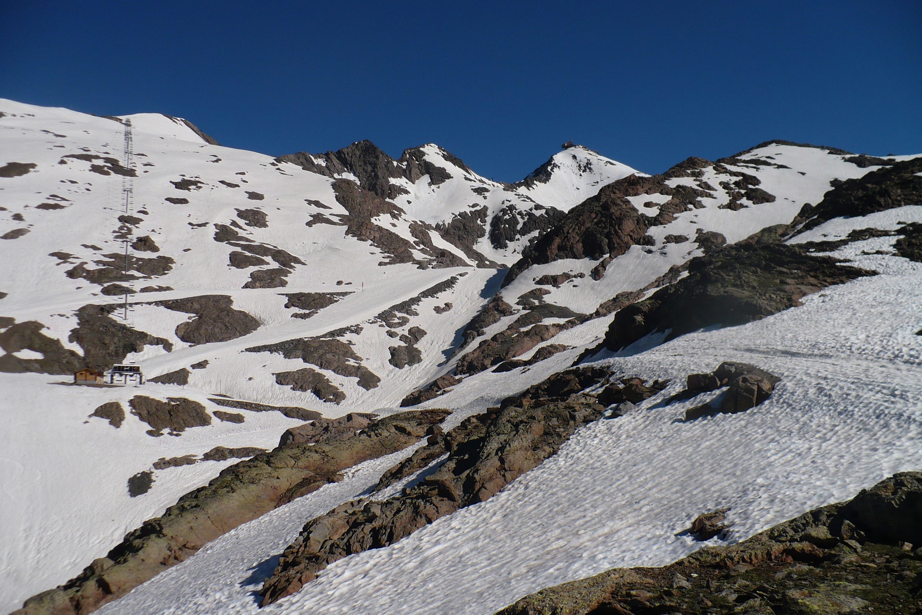 Pic du Lac Blanc Versant S par le Glacier de Sarenne depuis l'Alpe d'Huez Pic du Lac Blanc Versant S par le Glacier de Sarenne depuis l'Alpe d'Huez