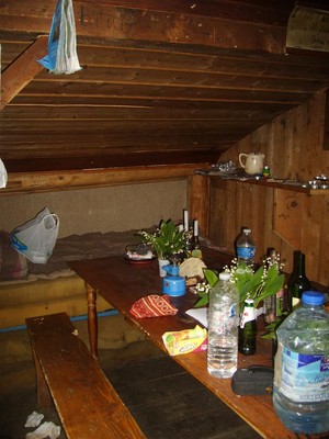 Intérieur refuge Intérieur refuge