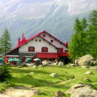 il rifugio all'alpe Ventina