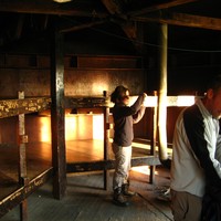 l'intérieur du refuge des Chaumailloux