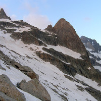 Vue du coté ouest de l'aiguille + redescente