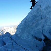 Couloir Young: première rimaye