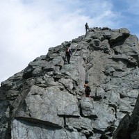 Dernière longueur de l'arête sommitale