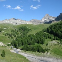 La Tête de Toillies au fond de la vallée de Saint Véran