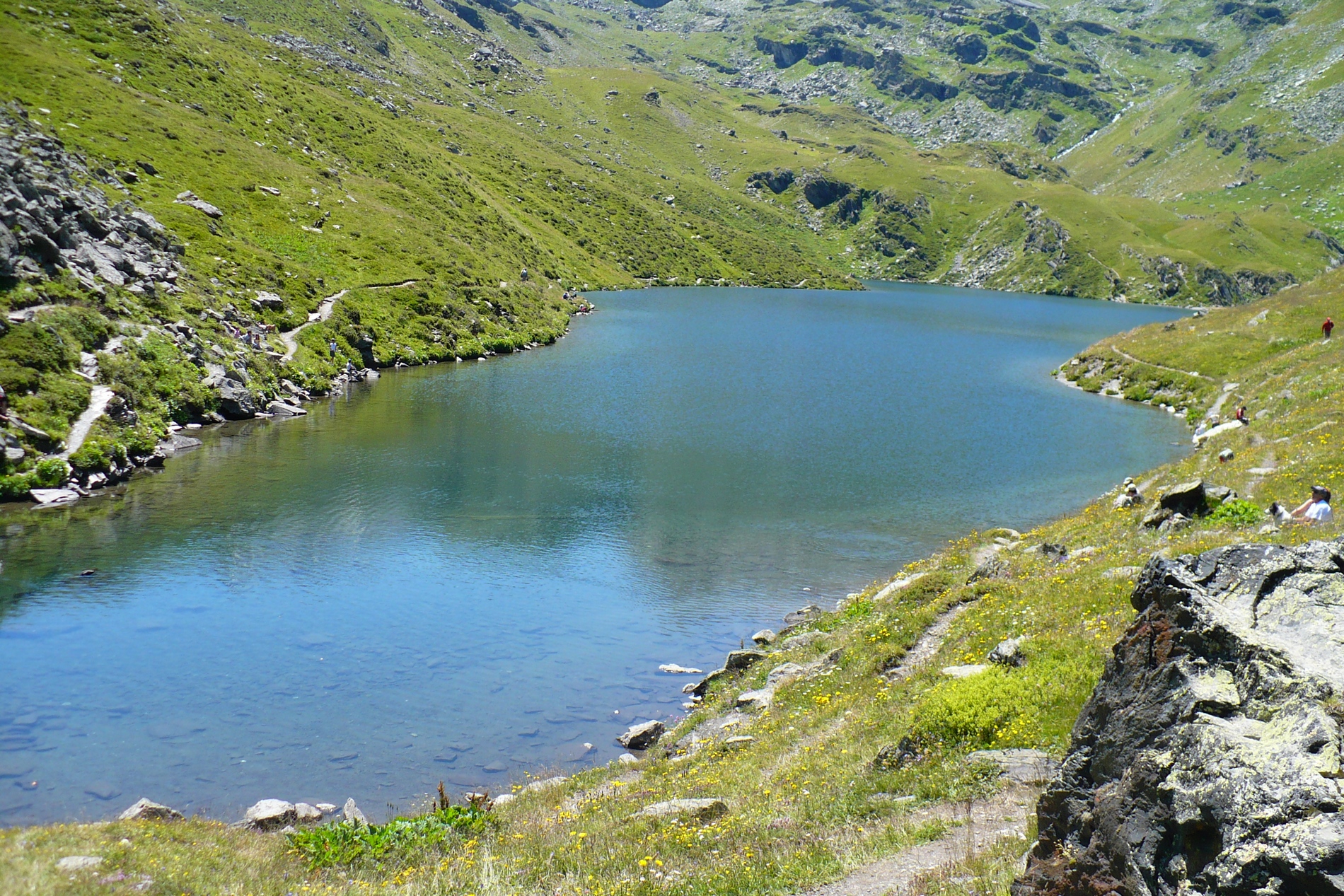 Col de Pierre Blanche Depuis Val'Thorens par le Lac du Loup