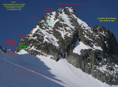 Aiguille Dulong Rosnay - arête E