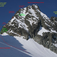Aiguille Dulong Rosnay - arête E