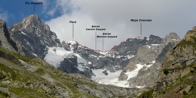Traversée Pavé - Meije Orientale