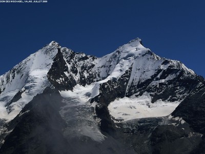 Dom et Täschhorn vus du Weisshorn