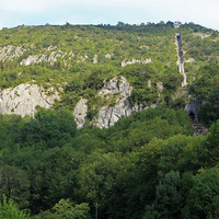 Falaise du Pic du Jer - Secteur nord  (à gauche du funiculaire)