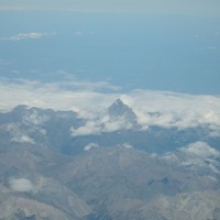Le Viso vu d'avion 