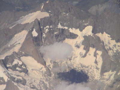 La Meije prise depuis l'avion La Meije prise depuis l'avion