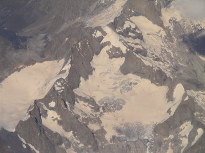 Les Râteaux W et E depuis l'avion Les Râteaux W et E depuis l'avion