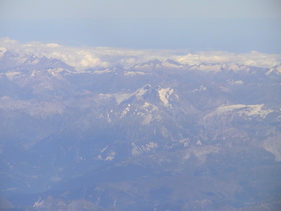 Vue aérienne de la Vanoise Vue aérienne de la Vanoise